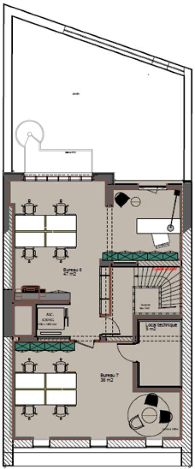 Bureau Paris 458m² Location bureau Paris OLBUR2313672 15